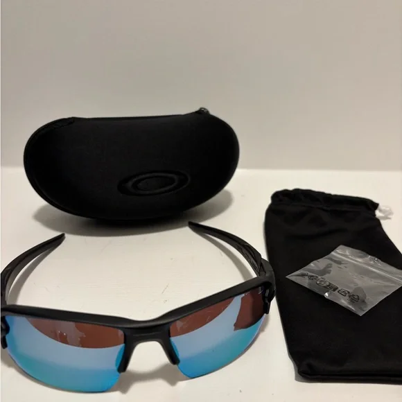 Oakley Flak Jacket 2.0 XL with Deep Water Prizm Lenses - Picture 2 of 8